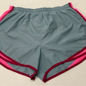 Nike Women's Athletic Shorts in Gray and Pink